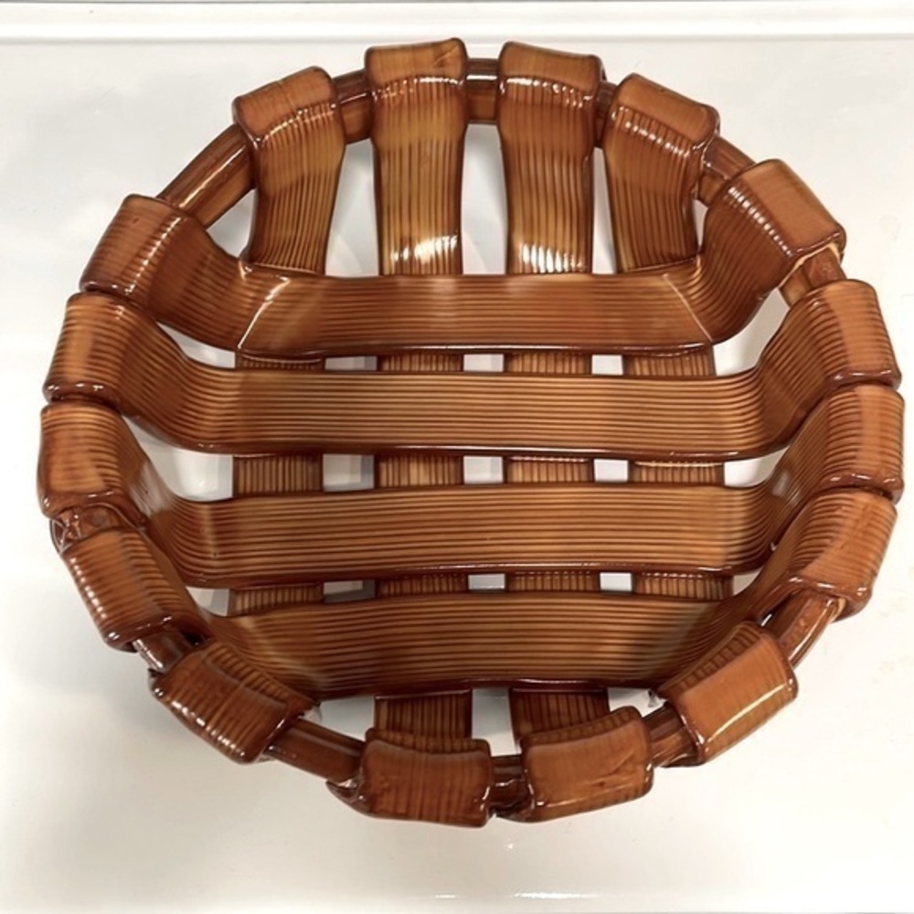 The Cellar basket weave ceramic bowl